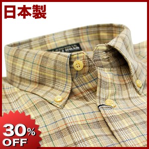 【秋冬物】LAZY HILLS ボタンダウンカラーカジュアルシャツ