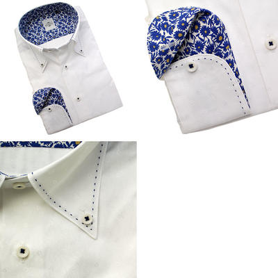 Bespoke Tailor GUY ボタンダウンカラードレスシャツ/Yシャツ