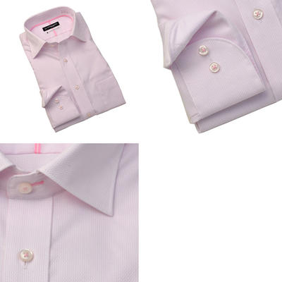 【標準シルエット】HIROKO KOSHINOHOMME ワイドスプレットカラードレスシャツ/Yシャツ