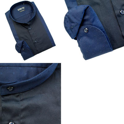 【やや細身シルエット】Bespoke Tailor GUY スタンドカラードレスシャツ/Yシャツ