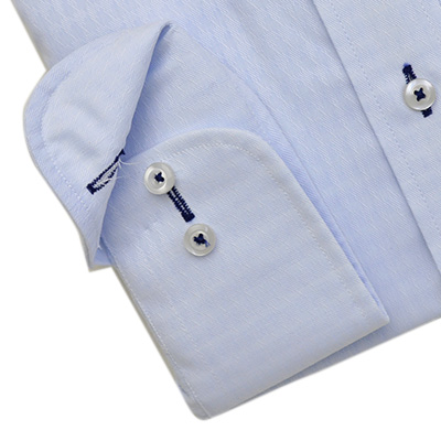 【3Lサイズ】Bespoke Tailor GUY ワイドカラードレスシャツ/Yシャツ