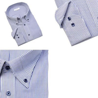 【5Lサイズ】Bespoke Tailor GUY マイターカラーボタンダウンドレスシャツ/Yシャツ